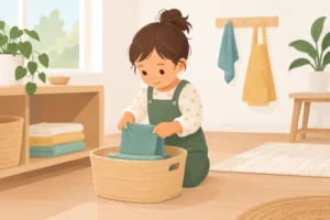 Montessori Toddler Independence Activities at Home
